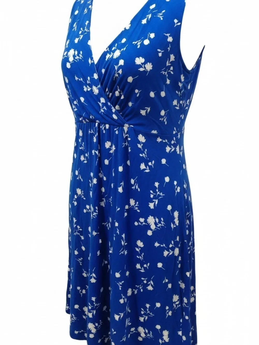 New St. John's Bay Blue and White Floral Maxi Dress Size 3X